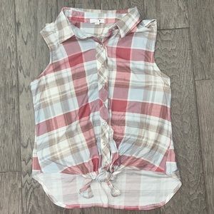 Ardene plaid tank top